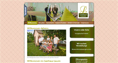 Desktop Screenshot of gasthaus-laurer.com